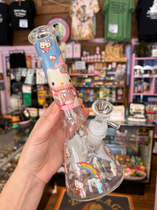 Bling Kitty Beaker Water Pipe