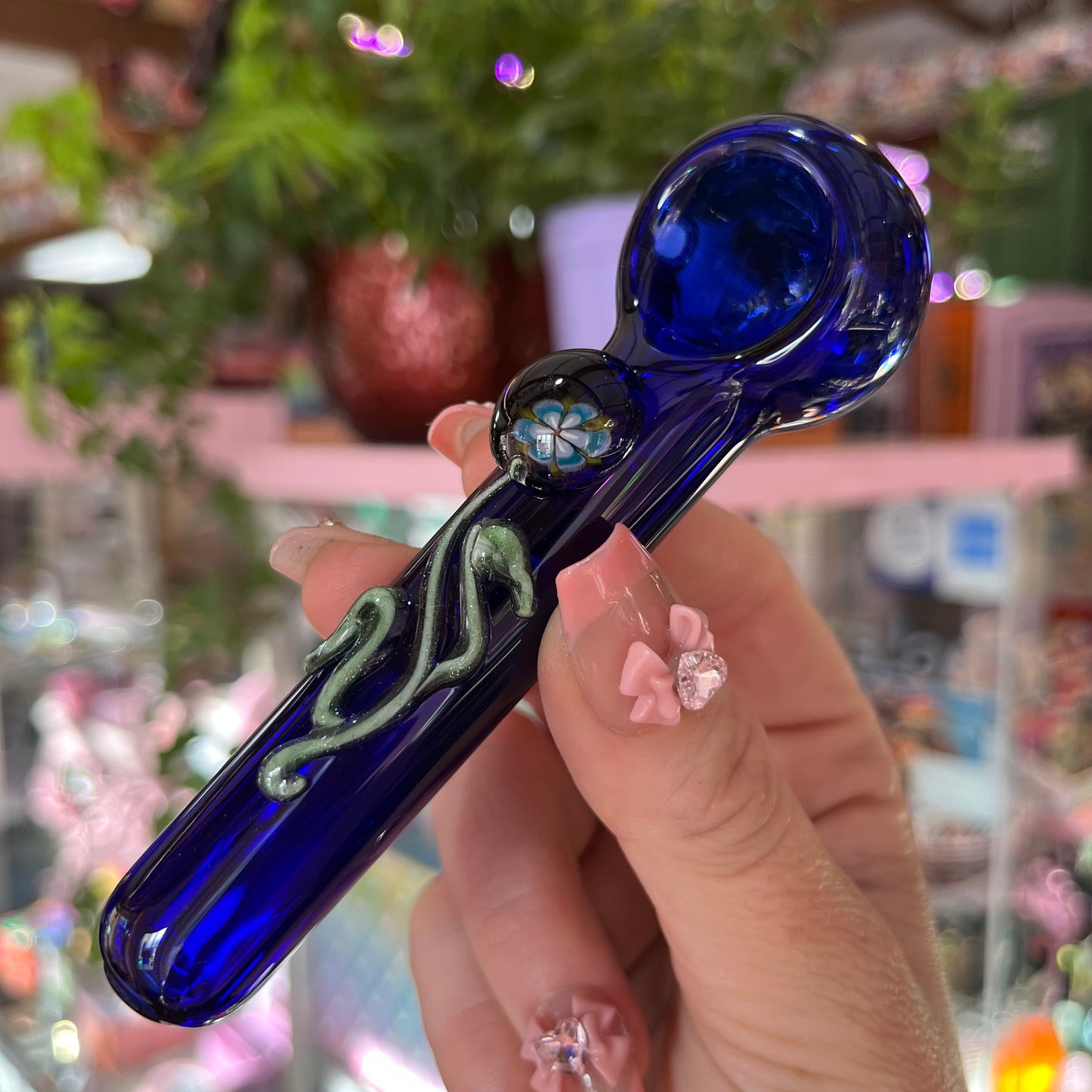 Pretty Flower Glass Pipe