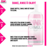 Pink Formula Cleaning Solution