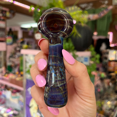 Heady Flat Mouthpiece Glass Pipe