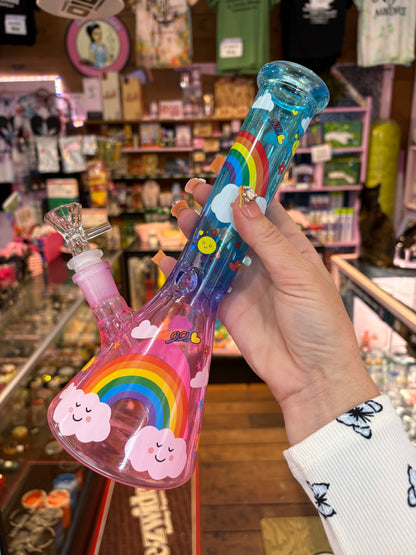 Rainbow Decal Beaker