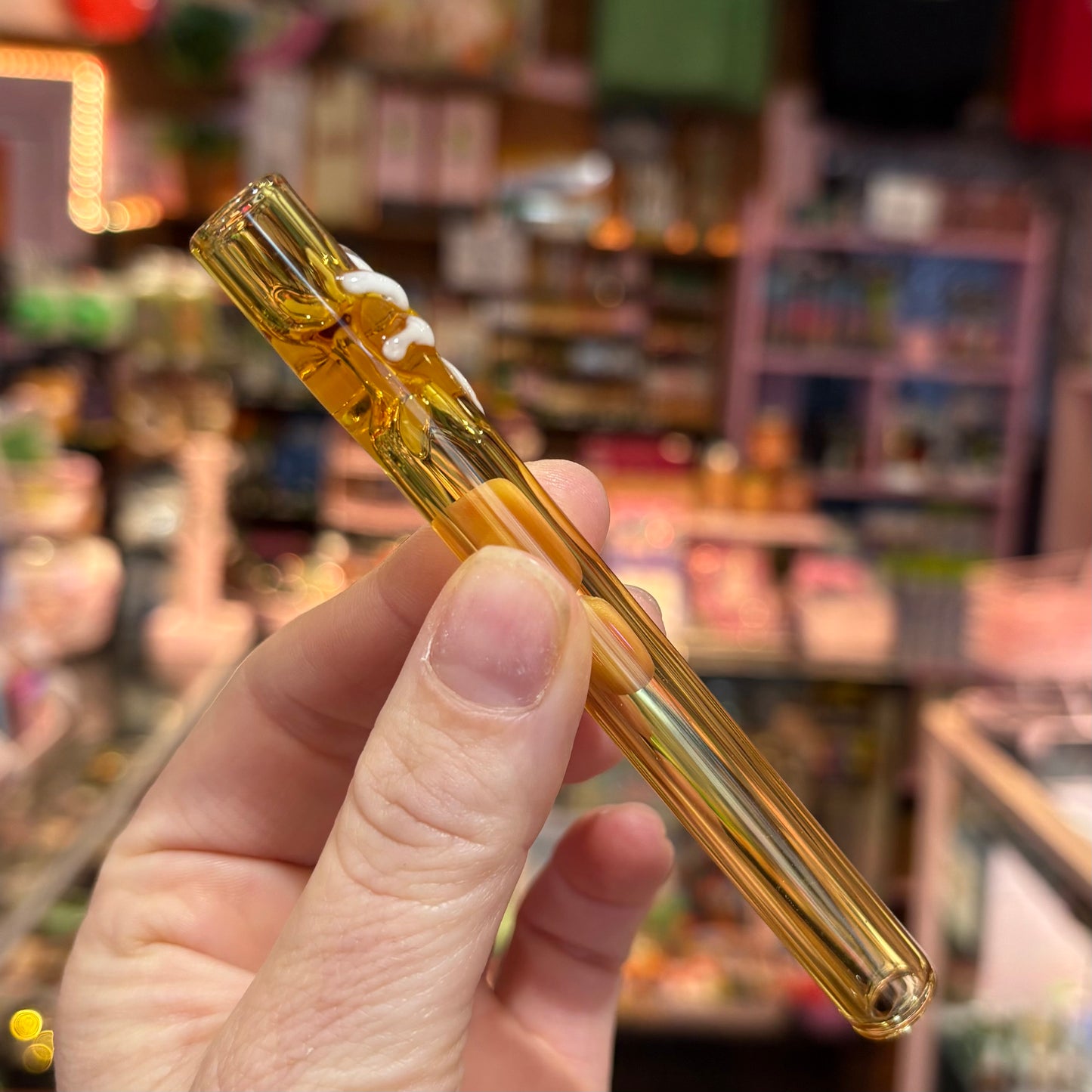 Handmade Glass Chillum One-Hitter