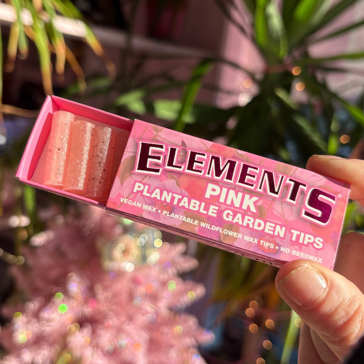 Elements Pink Plantable Garden Tips