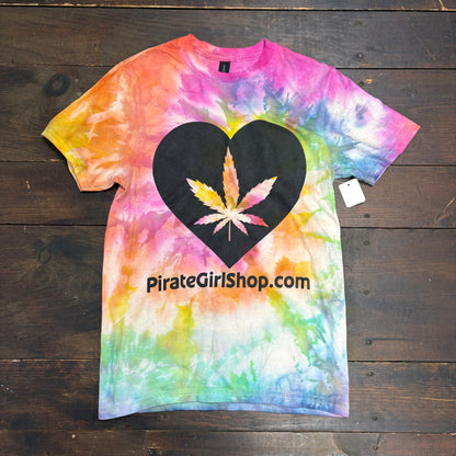 Hemp Heart Tie Dye Tshirt