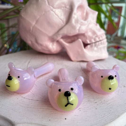 Pink Teddy Bear Pipe