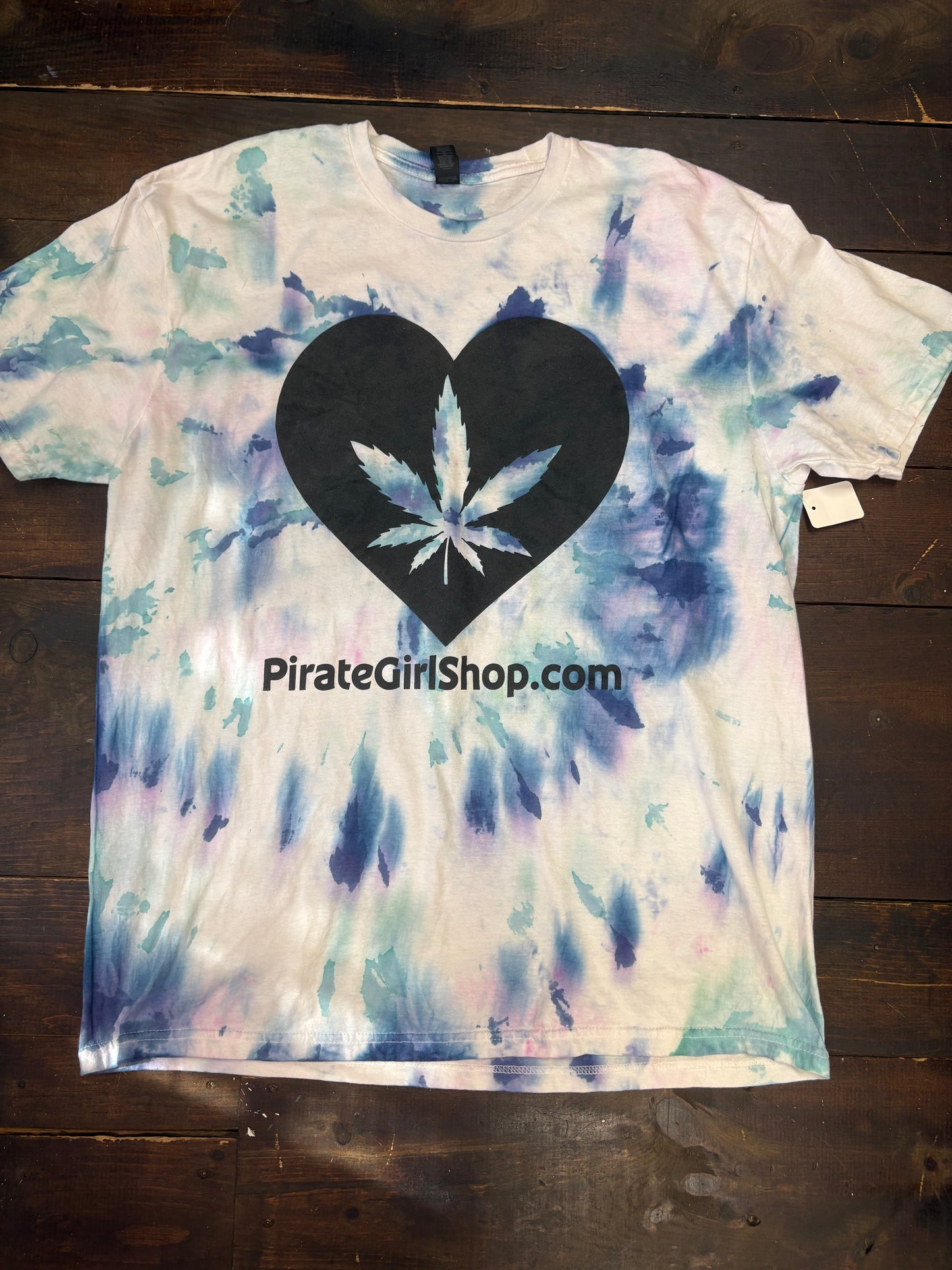 Hemp Heart Tie Dye Tshirt