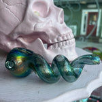 Twisted Rainbow Dichro Glass Pipe