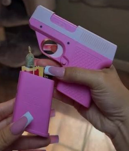 Pistol Cig Case and Lighter