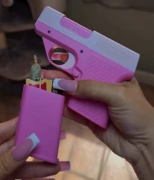 Pistol Cig Case and Lighter