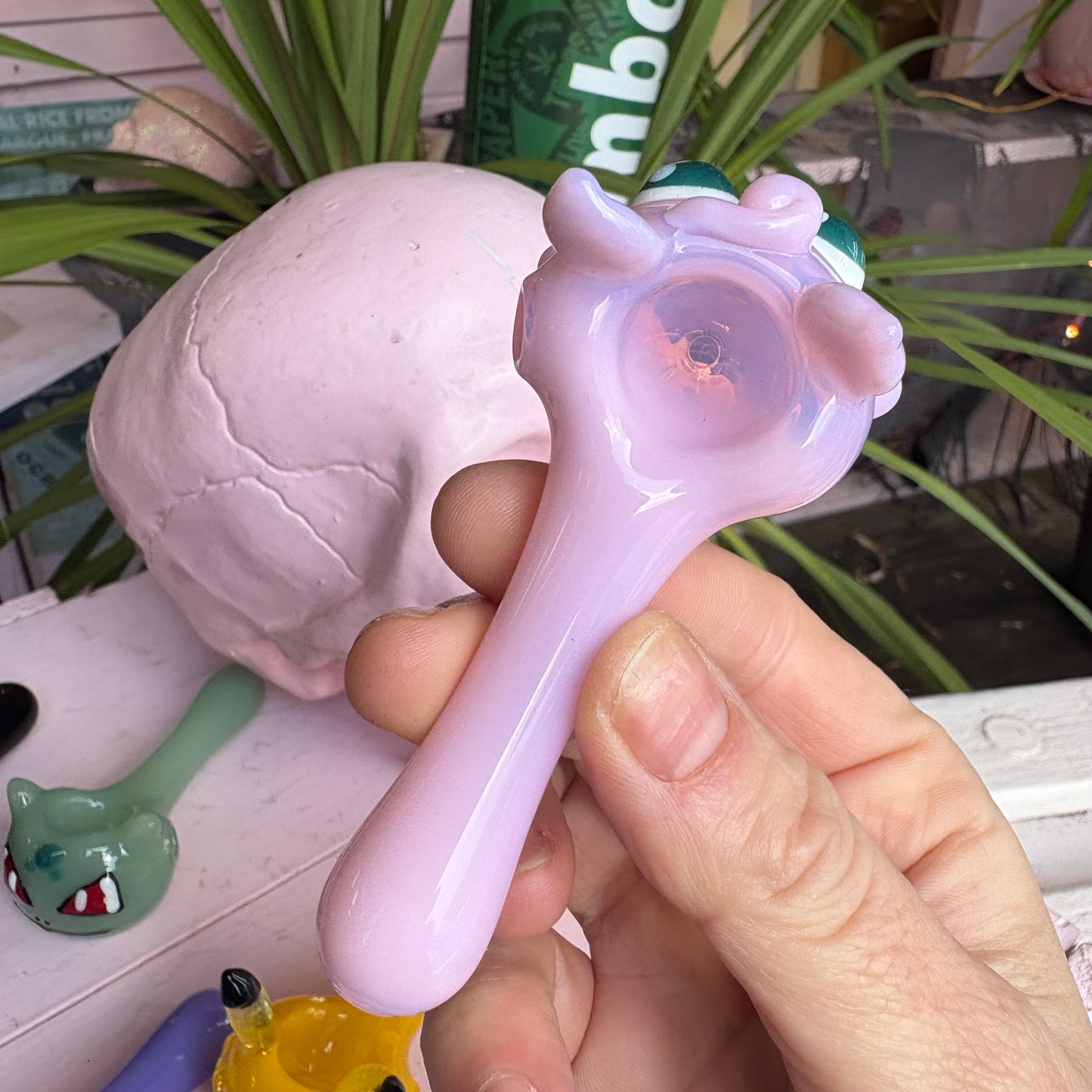 Jigglypuff Glass Pipe