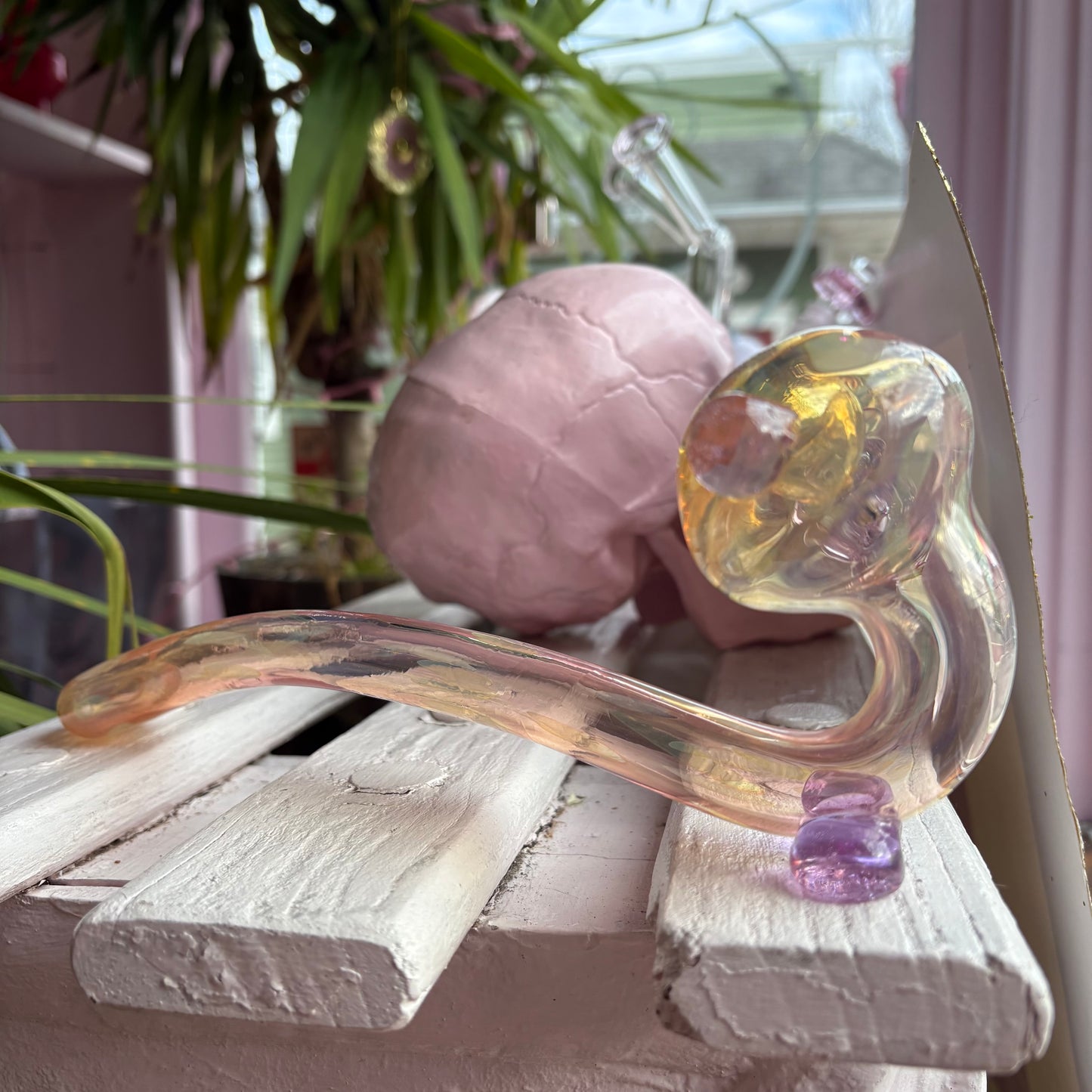 Color-Changing Giant Sherlock Glass Pipe