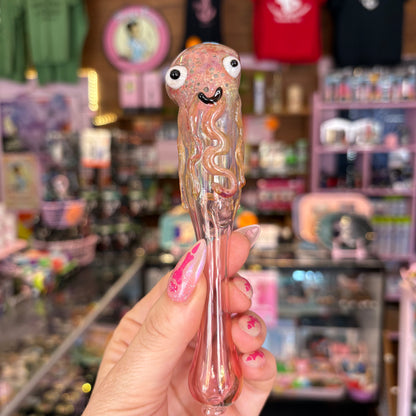 Color-changing Octopus Glass Pipe