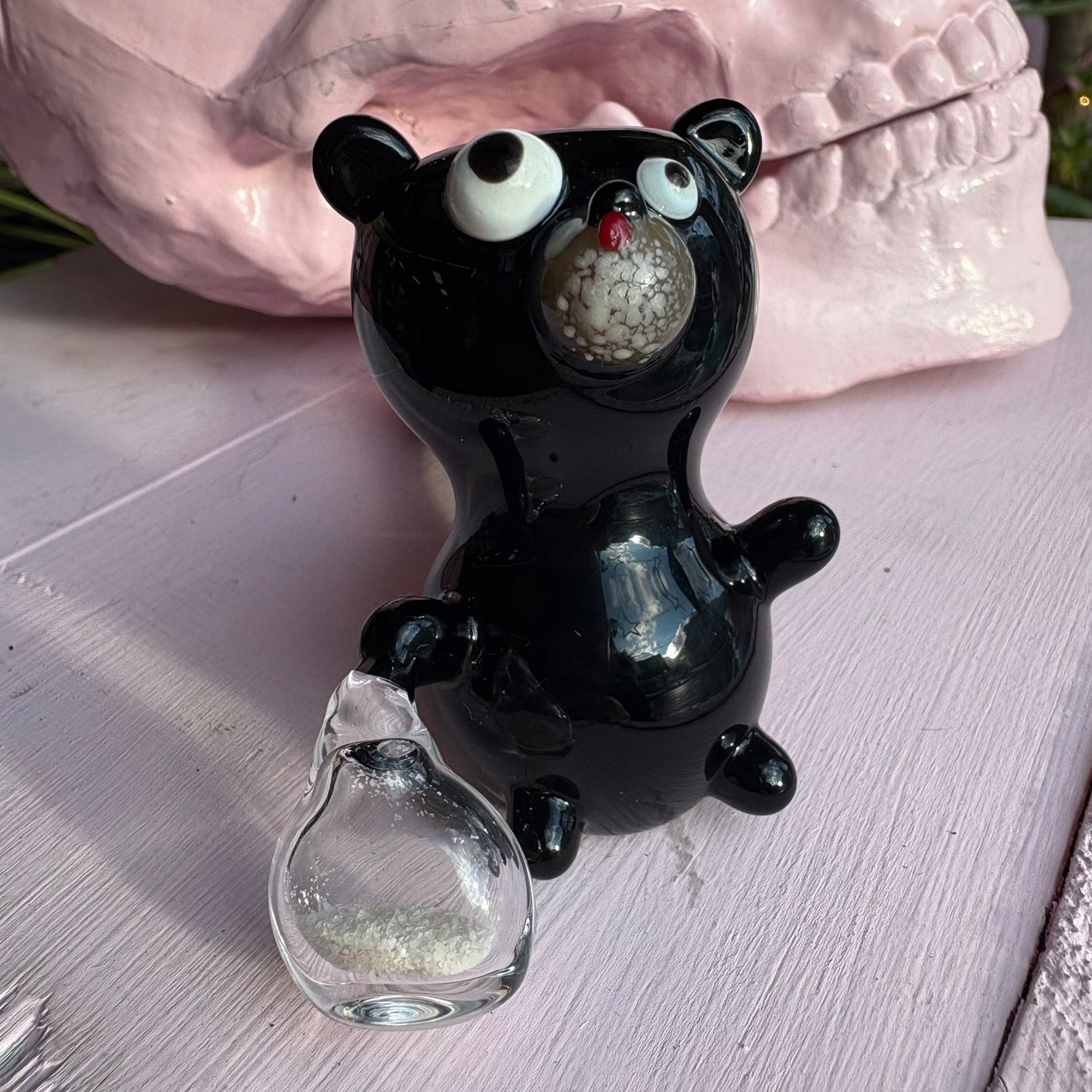 Cocaine Bear Glass Pipe