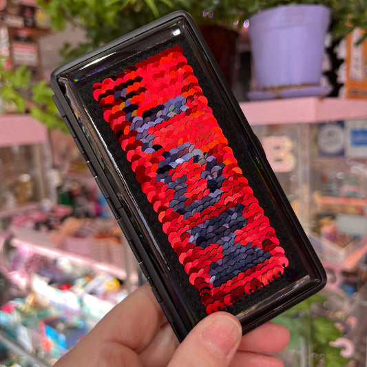 Sequin Cig Case for 100s