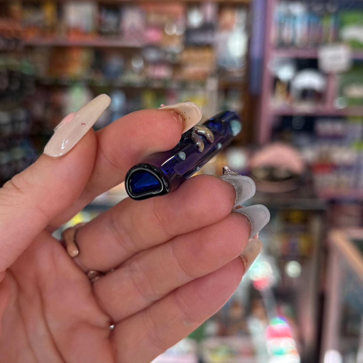 Cute Glass Cone Holder