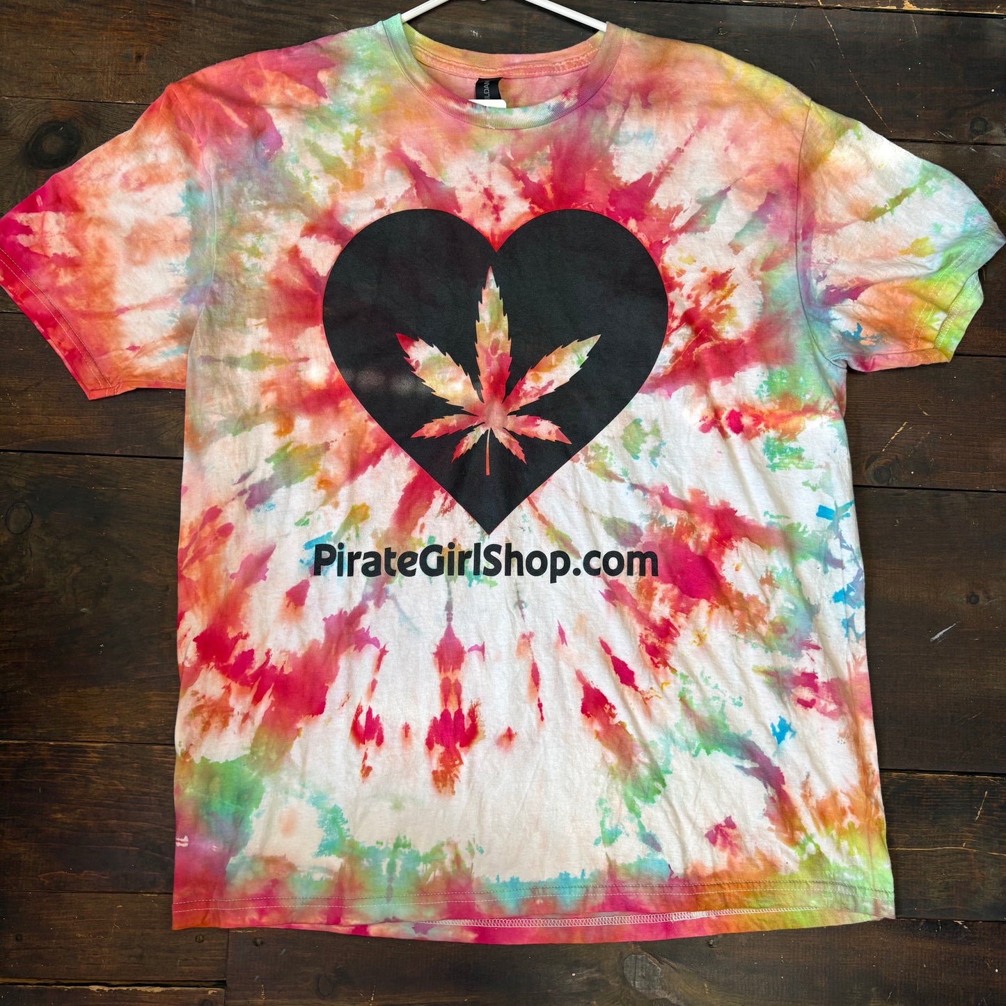 Hemp Heart Tie Dye Tshirt