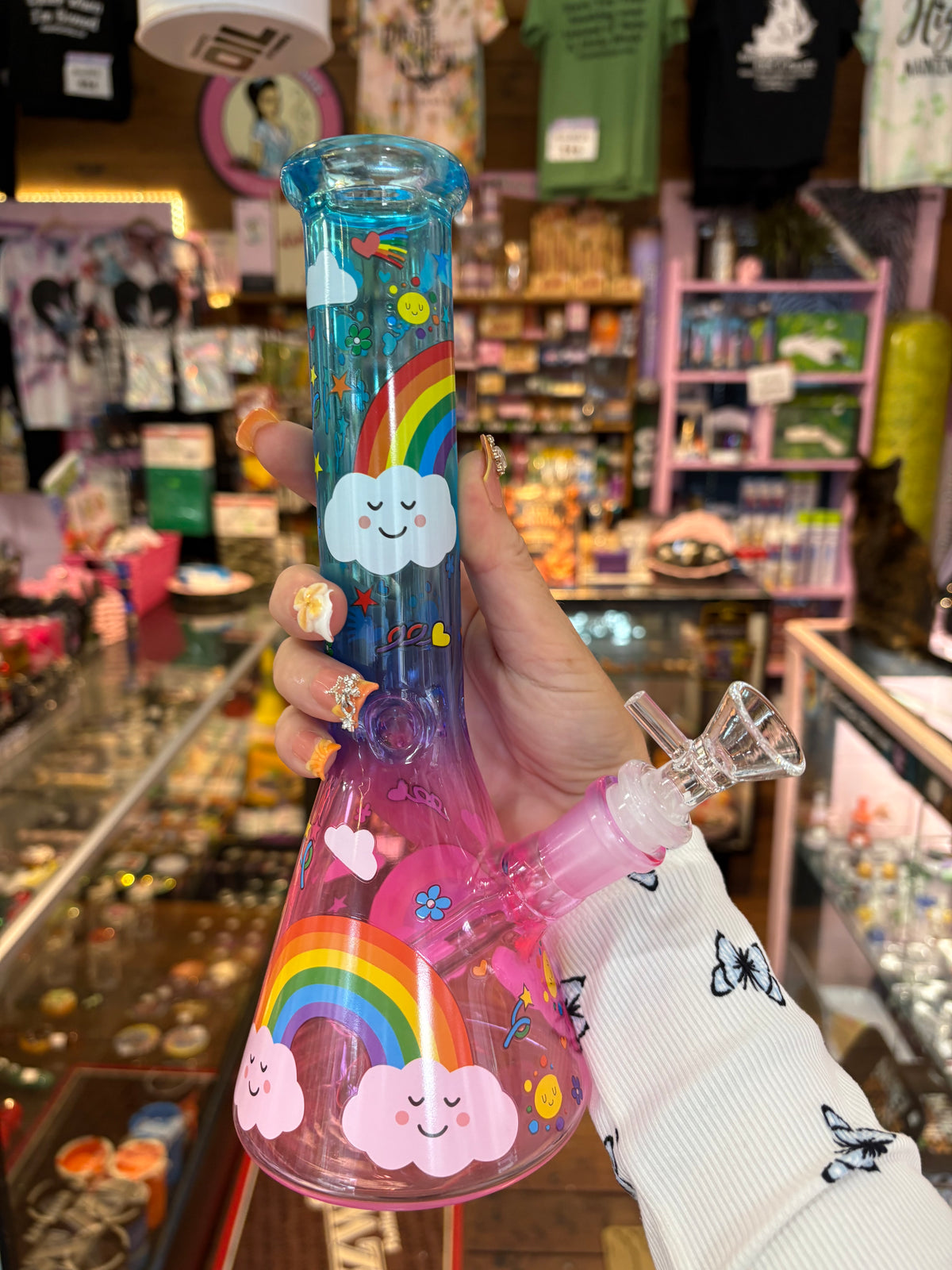 Rainbow Decal Beaker