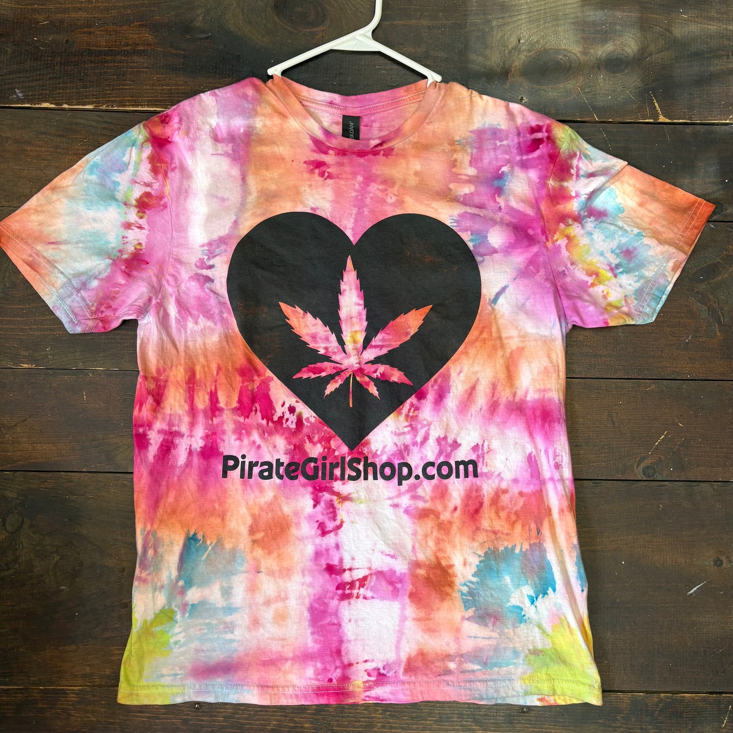 Hemp Heart Tie Dye Tshirt