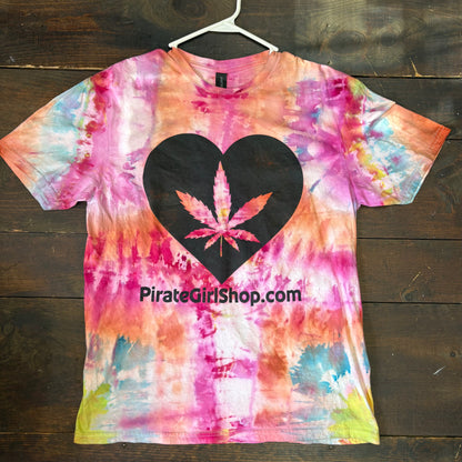 Hemp Heart Tie Dye Tshirt