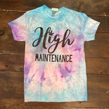High Maintenace Tie Dye Top
