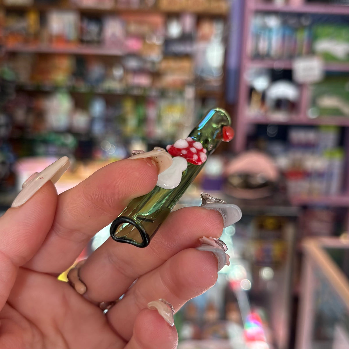 Cute Glass Cone Holder
