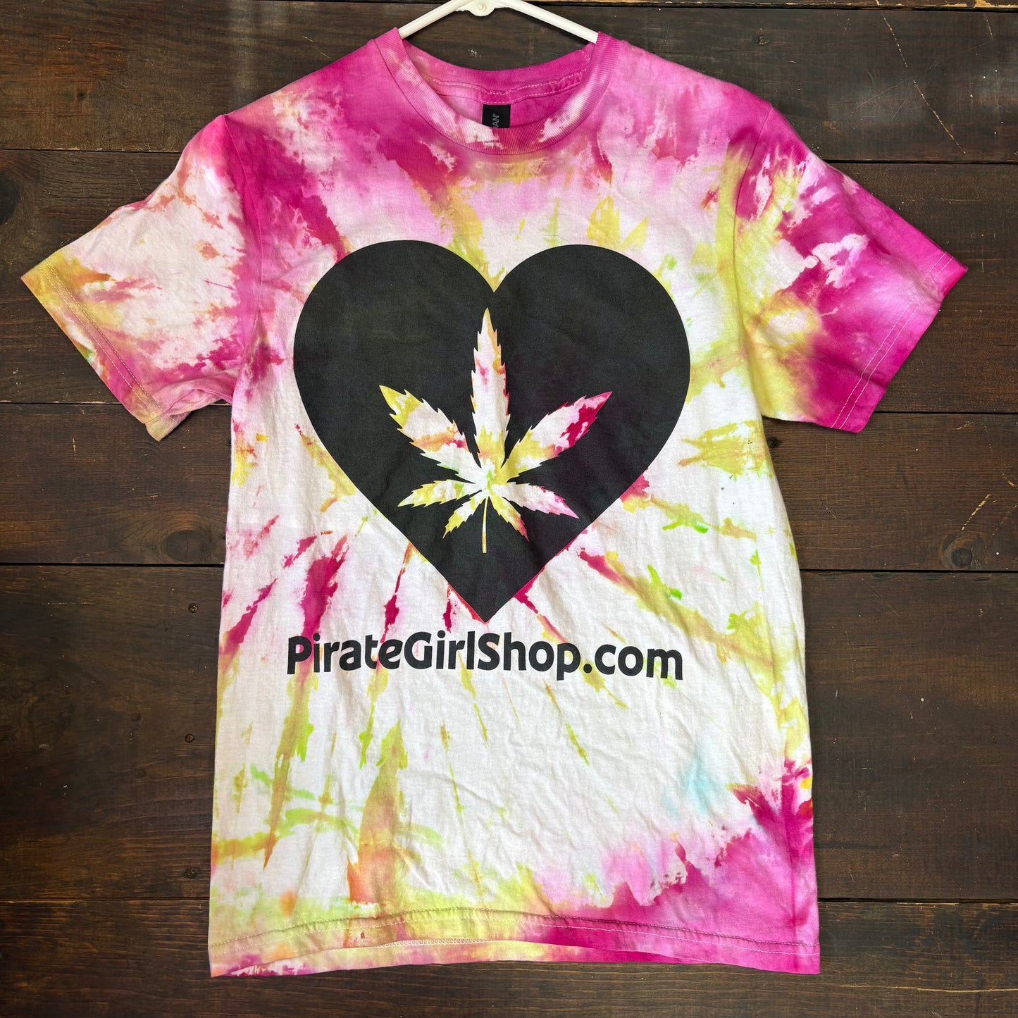 Hemp Heart Tie Dye Tshirt