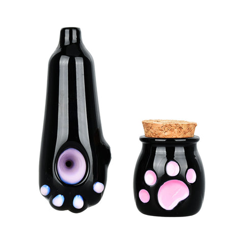 Kitty Paw Pipe and Jar Set