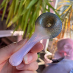 Pastel Pink frit pipe from the best online smoke shop.