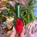 Cute strawberry glass pipe from the best smoke shop on the internet.