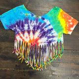 Handmade Fringed Beaded Top