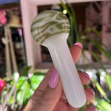 Colored Swirl White Glass Pipe