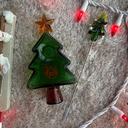 Stoned Xmas Tree Pipe and Poker Set