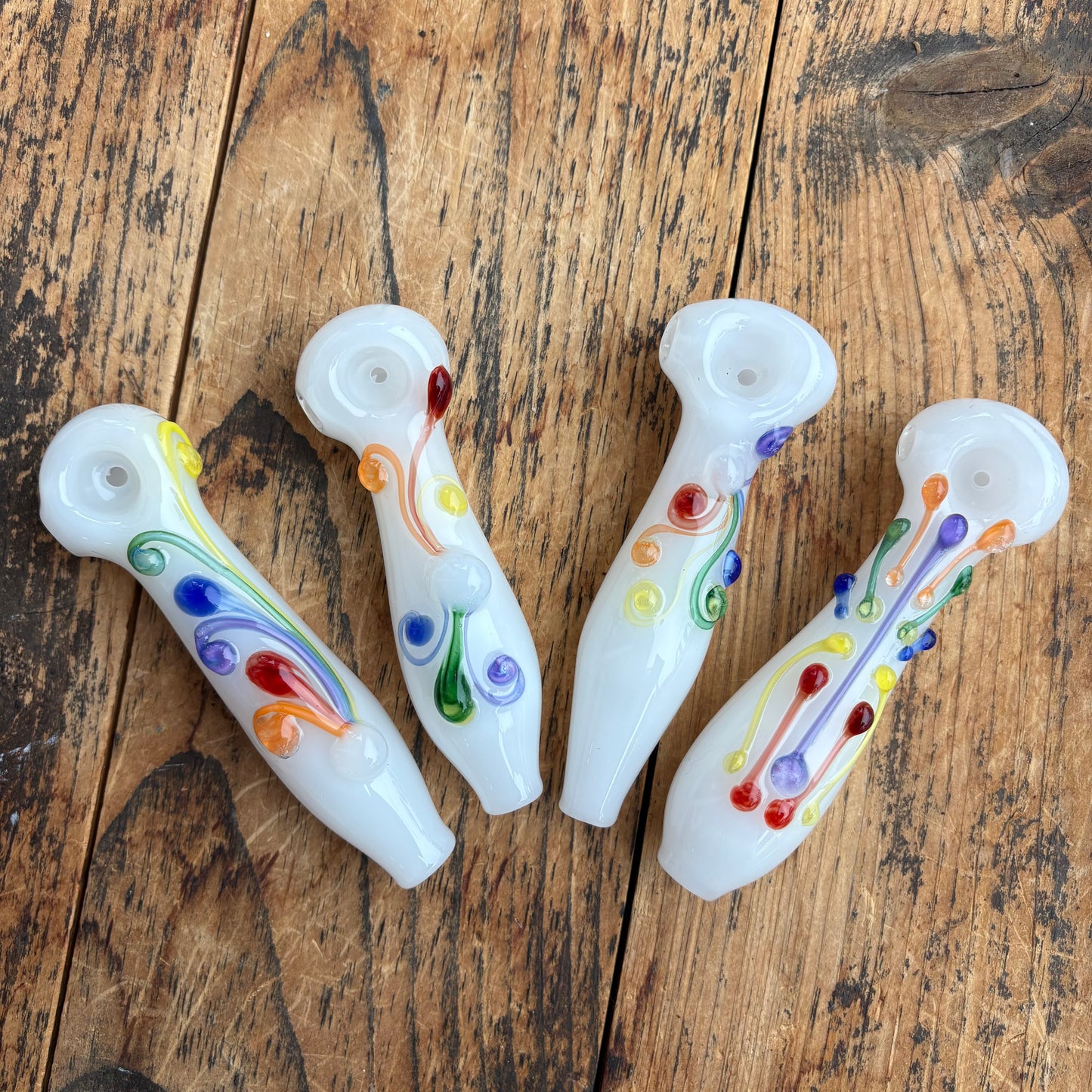 Lyric Glass Rainbow Glass Pipe