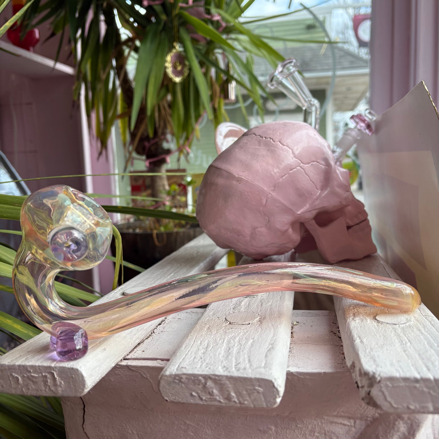 Color-Changing Giant Sherlock Glass Pipe