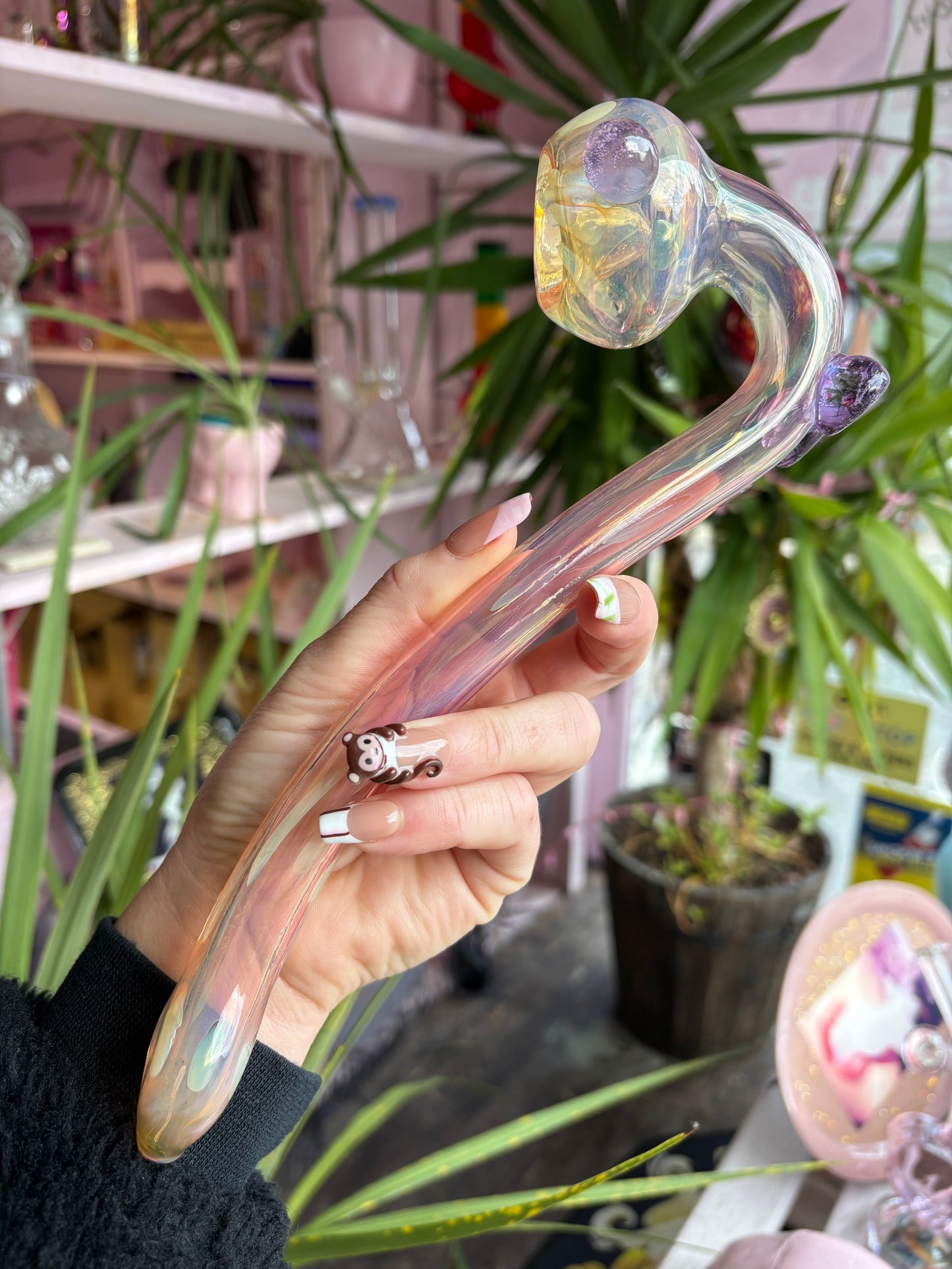 Color-Changing Giant Sherlock Glass Pipe