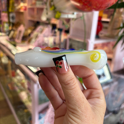 Lyric Glass Rainbow Glass Pipe