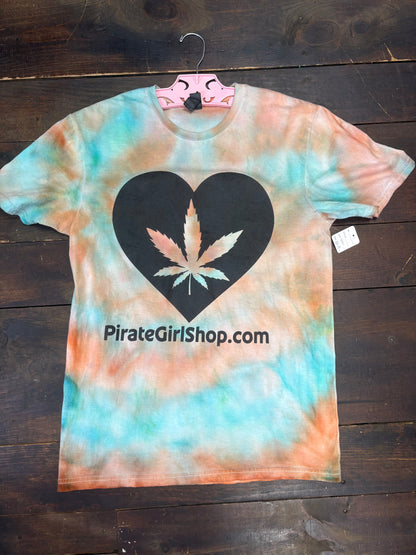 Hemp Heart Tie Dye Tshirt
