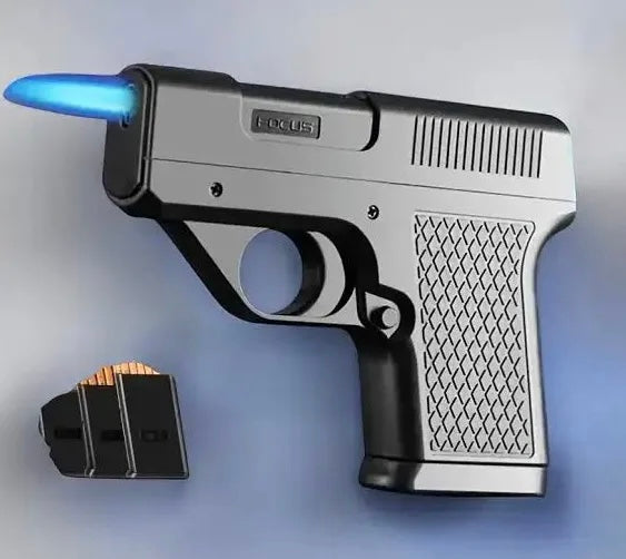 Pistol Cig Case and Lighter