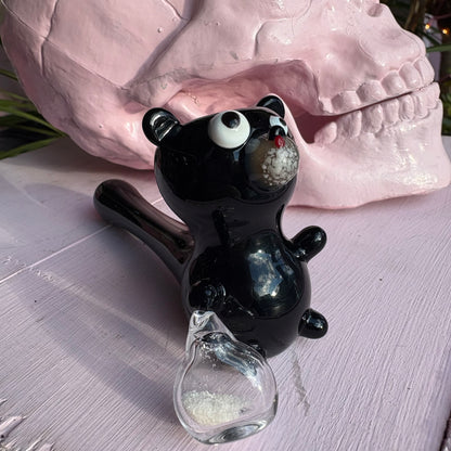 Cocaine Bear Glass Pipe
