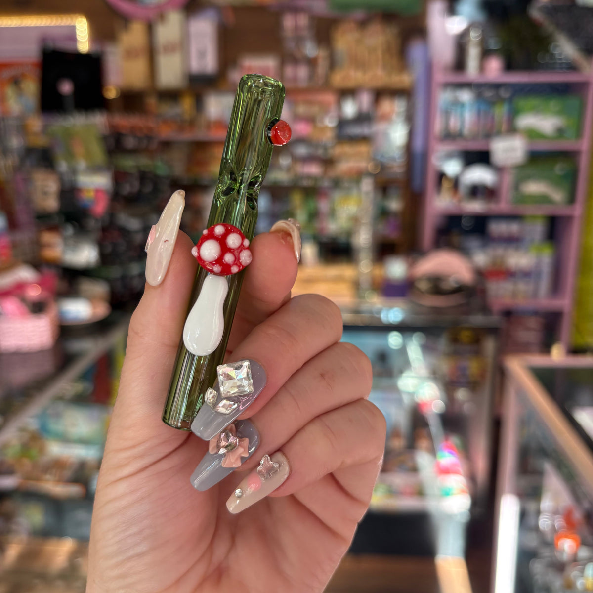 Cute Glass Cone Holder