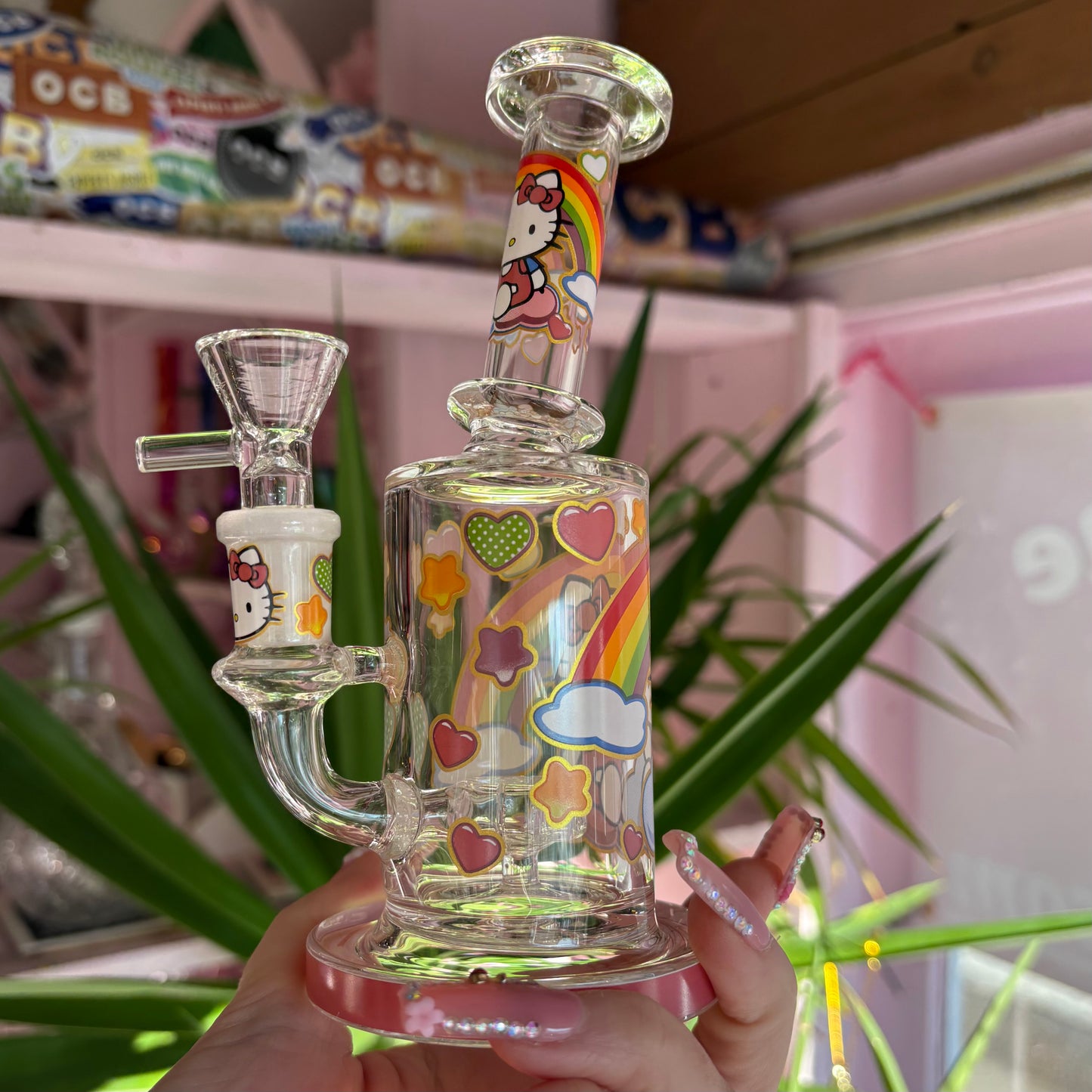 Pretty Kitty Rainbow Water Pipe