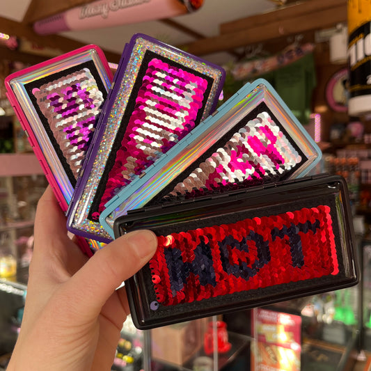 Sequin Cig Case for 100s