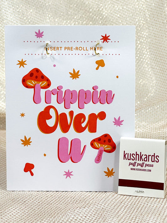 Trippin Over U Greeting Card