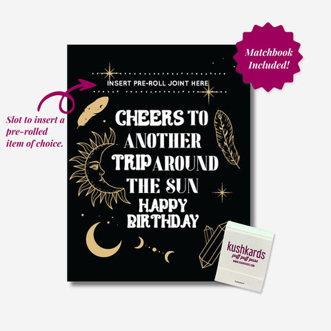 Celestial Birthday Greeting Card