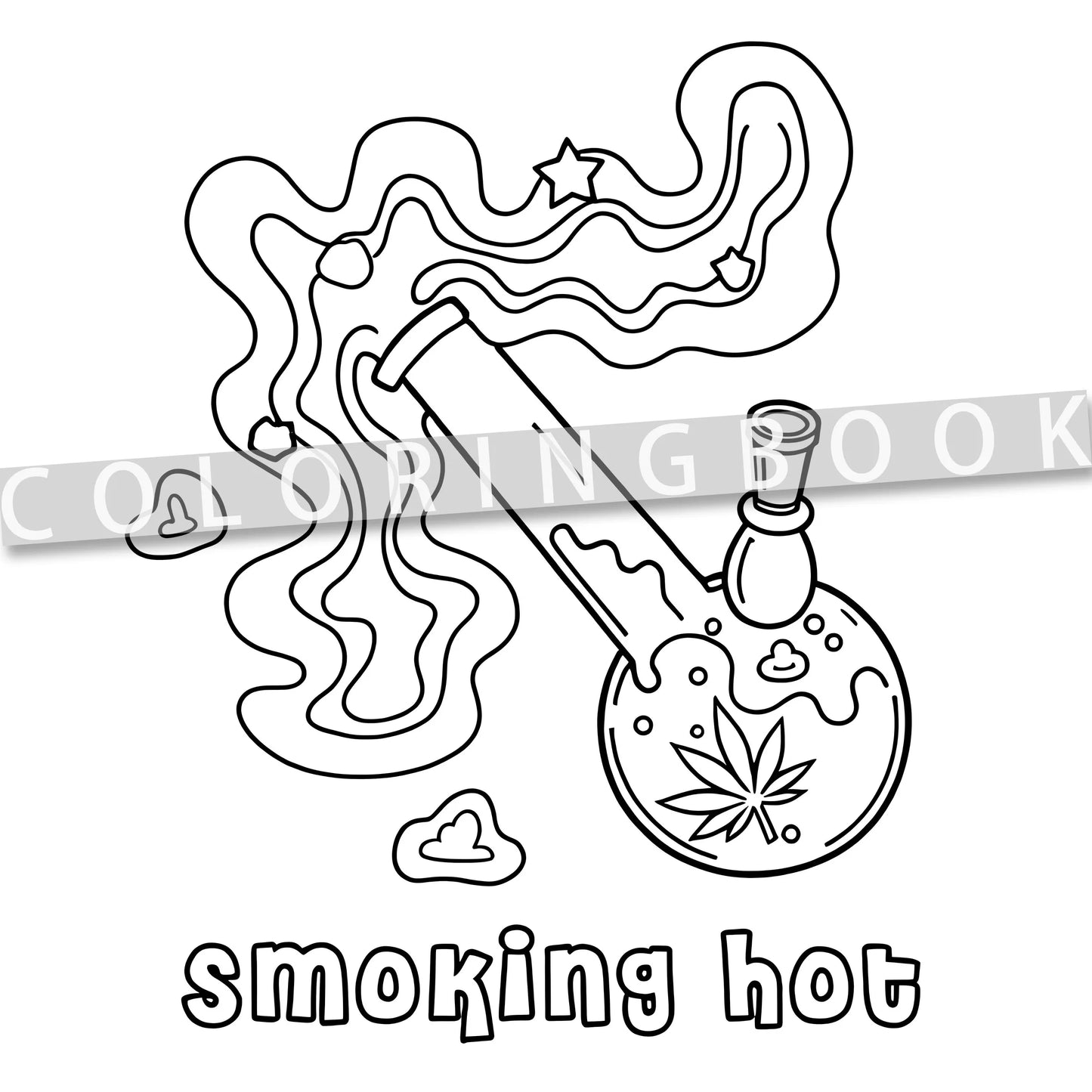 Stoner Girl Coloring Book