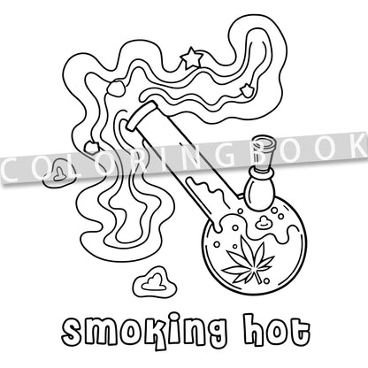 Stoner Girl Coloring Book