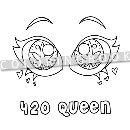 Stoner Girl Coloring Book