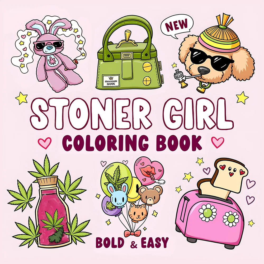 Stoner Girl Coloring Book