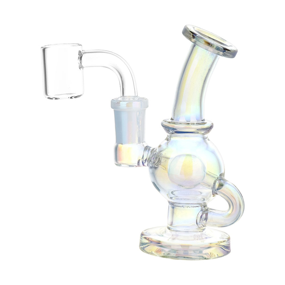 Mini Iridescent Dab Rig – Pirate Girl Smoke Boutique