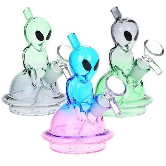 UFO Mini Glass Water Pipe